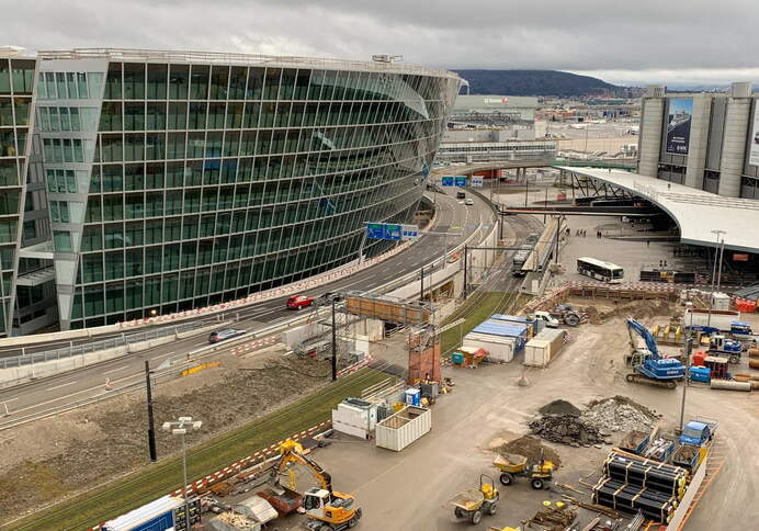 Baustelle auf dem P30