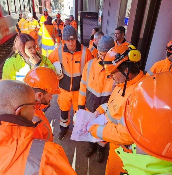 Vorbesprechung des Ablaufs