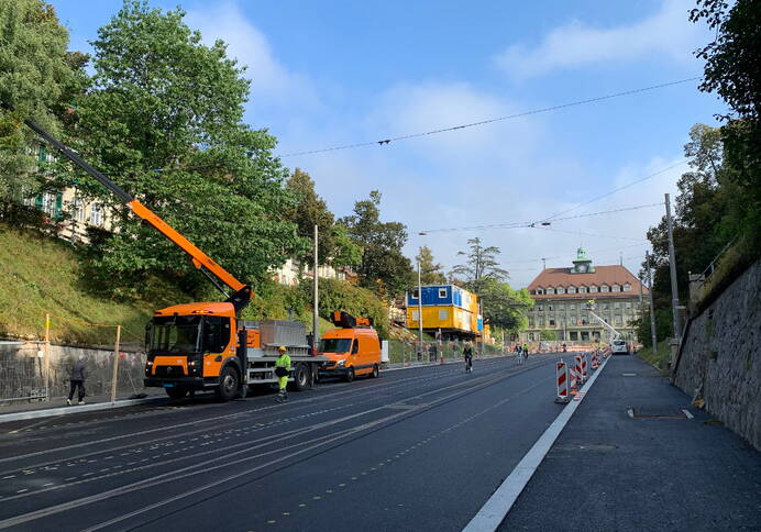 Installation de l'éclairage public