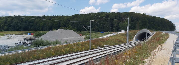 Portail est du tunnel d’Imberg long de 499 m (photo: CC Zugnomade)