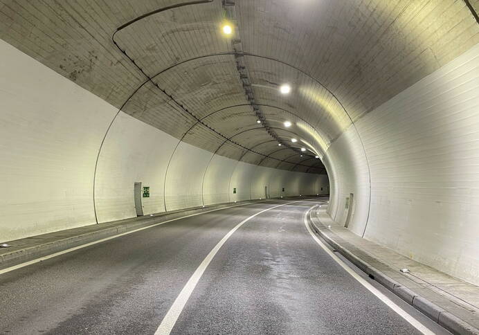 Sanierter Tunnel in neuem Glanz 