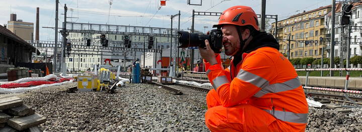 Notre photographe, Jan Hellman, en action