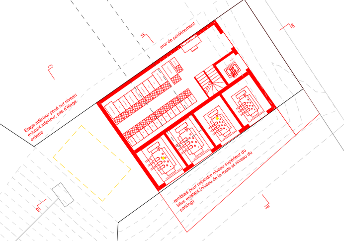 Plan d’’implantation de la future sous-station